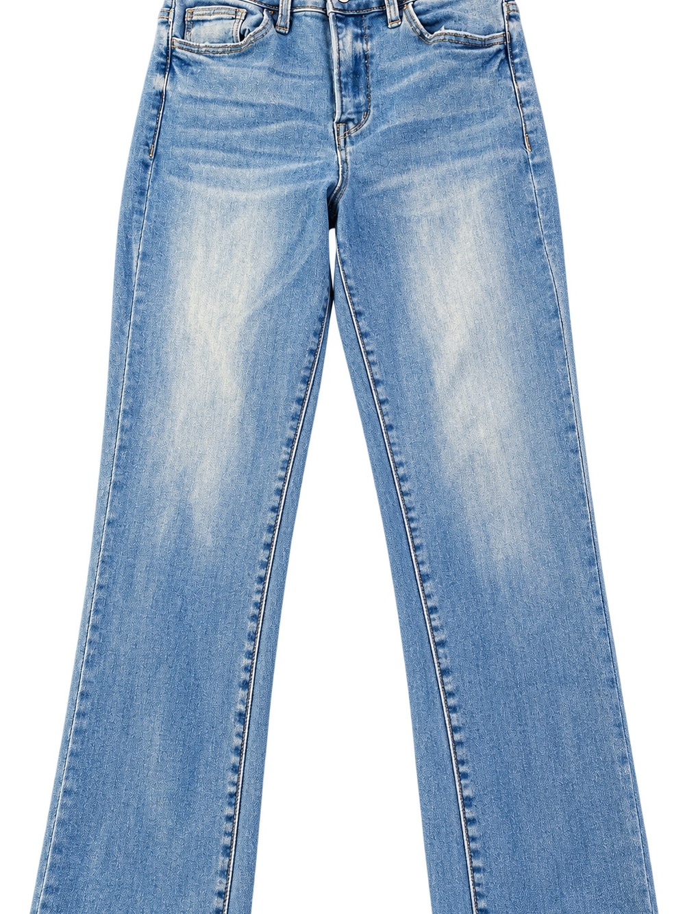 Flying Monkey Size 29 High Rise Raw Hem Straight Leg Jeans